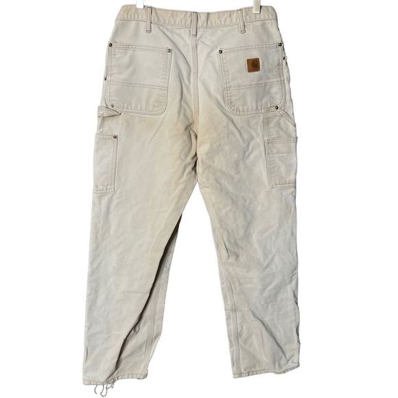 Carhartt Double Knee Dungaree Pants 34X32 - Picture 4 of 6